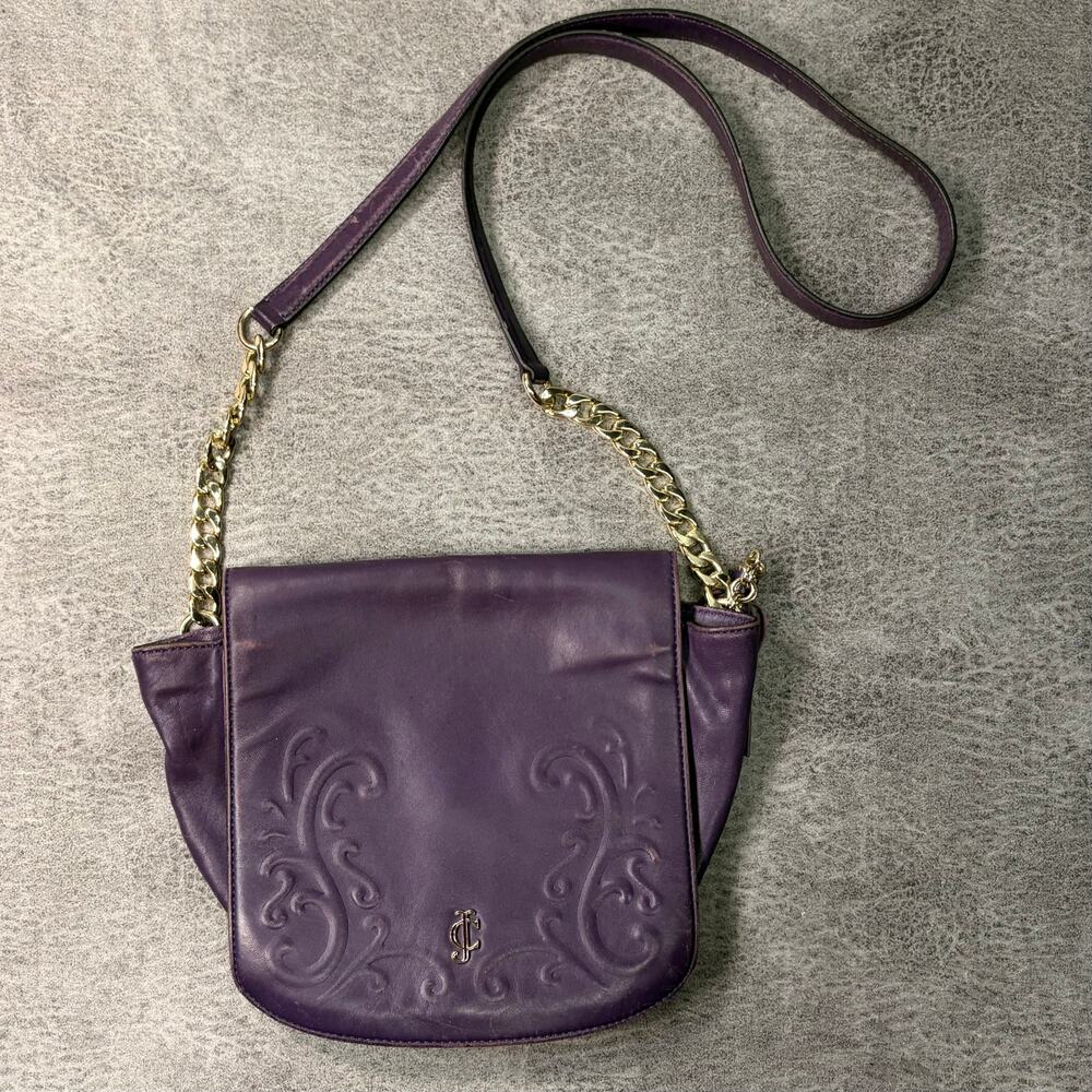 Juicy Couture Purple Embossed Crossbody Bag
